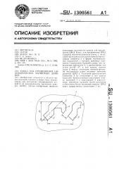 Канал для продвижения цилиндрических магнитных доменов (патент 1300561)