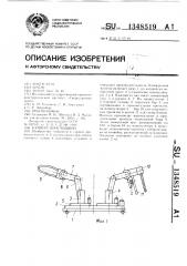 Камнерезная машина (патент 1348519)