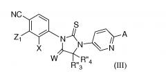Производные тиогидантоина, полезные в качестве антагонистов рецептора андрогена (патент 2598854)