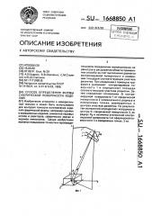 Способ определения формы сферической поверхности изделий (патент 1668850)