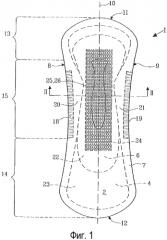 Абсорбирующее изделие, имеющее регулирующий движение текучей среды элемент (патент 2576510)