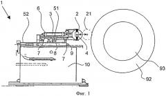 Установка и способ изготовления сырой радиальной пневматической шины (патент 2530674)