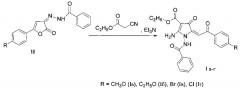 Этиловые эфиры 2-амино-1-бензоиламино-4-оксо-5-(2-оксо-2-арил-этилиден)-4,5-дигидро-1h-пирролидин-3-карбоновых кислот, проявляющие противоопухолевую активность, и способ их получения (патент 2607920)