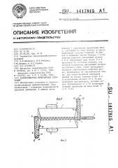 Разбрасыватель минеральных удобрений (патент 1417815)