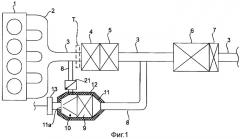 Устройство для обработки выхлопных газов двигателей внутреннего сгорания (патент 2455504)