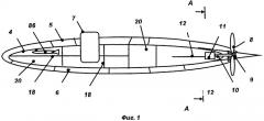 Модульная атомная подводная лодка (патент 2507107)