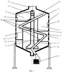 Бункер активного вентилирования (патент 2355963)