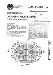 Устройство для очистки керамической массы от твердых включений (патент 1135666)
