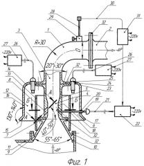 Установка для дожигания анодных газов алюминиевого электролизера (патент 2392355)