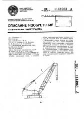 Устройство для закрепления канатной оттяжки стрелы крана (патент 1144963)