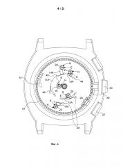 Хронометр с функцией мирового времени (патент 2598558)