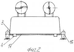Мускульный с аккумулированной энергией воздушно-винтовой транспорт (патент 2500546)
