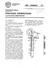 Устройство для спуска приборов в скважину, оборудованную штанговым насосом (патент 1456543)