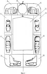 Сумка для хранения и переноса спортивных принадлежностей "хаккикейс" (патент 2440014)