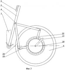 Рычажная инвалидная коляска (варианты) (патент 2387434)
