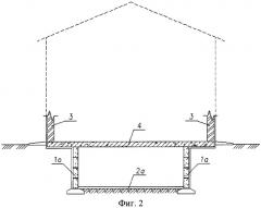 Противопучинный фундамент здания с подвалом (патент 2440464)