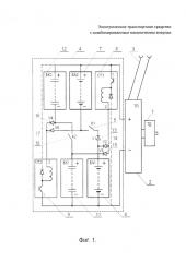 Электрическое транспортное средство с комбинированным накопителем энергии (патент 2633608)