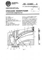 Головка цилиндра двигателя внутреннего сгорания (патент 1216401)