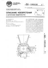 Устройство для удаления косточек из ягод круглой формы (патент 1303130)