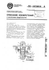 Гидравлические маятниковые ножницы (патент 1073014)