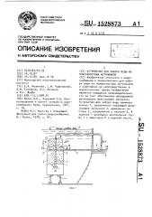 Устройство для забора воды из поверхностных источников (патент 1528873)