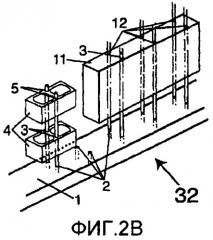 "блоки на болтах" - система для типовых конструкций каменной кладки, имеющих предварительное напряжение с натяжением арматуры на бетон (патент 2402661)