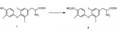 Способ получения сульфатированного производного 3,5-дийод-o-[3-йодфенил]-l-тирозина (патент 2662826)