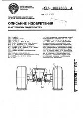 Подвеска управляемых колес транспортного средства (патент 1057333)