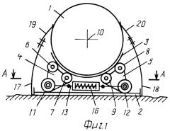 Опора надземного трубопровода (патент 2461758)