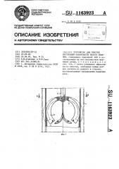 Устройство для очистки внутренней поверхности полого изделия (патент 1163923)