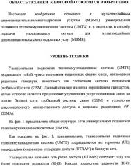 Способ передачи управляющего сигнала для данных мультимедийных широковещательных/многоадресных услуг (mbms) в системе беспроводной подвижной связи (патент 2307467)