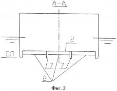 Судно с воздушной каверной на днище (патент 2530905)