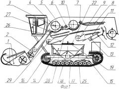 Комбайн зерноуборочный гусеничный (патент 2531253)