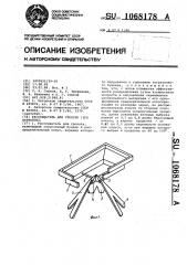 Рассеиватель для грохота (его варианты) (патент 1068178)