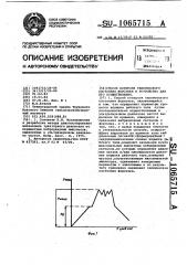 Способ контроля технического состояния форсунки и устройство для его осуществления (патент 1065715)