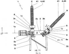 Силовой выключатель высокого напряжения и компоновка выключателя (патент 2367074)