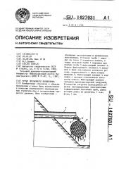 Устье дренажного коллектора (патент 1427031)