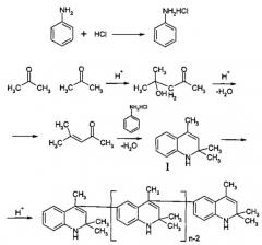 Способ получения 2, 2, 4-триметил-1, 2-дигидрохинолина (патент 2609028)