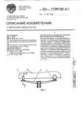 Концевое соединение рессоры из полимерного материала (патент 1739130)