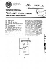 Конвейерные весы (патент 1224595)