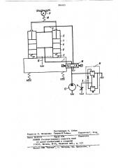 Гидропривод механизма подачи бурового станка (патент 866165)