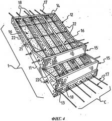 Конструкция формы для изготовления лестниц и лестничных площадок, способ изготовления такой конструкции и способ ее использования (патент 2525407)