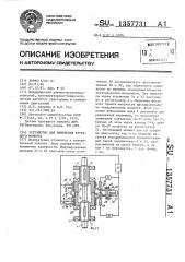 Устройство для измерения крутящего момента (патент 1357731)