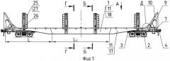 Вагон-платформа (патент 2473437)