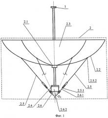 Зонтичная антенна космического аппарата (патент 2423759)