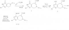 Способ получения производных 5,8,9,10-тетрагидропиримидо[4,5-d]азоцинов, имеющих в 4-м положении трифлатную, вторичную и третичную аминогруппы (патент 2478637)