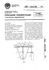 Устройство для упаковывания изделий (патент 1685796)