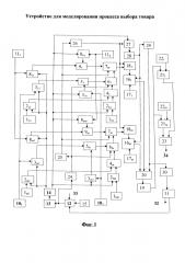 Устройство для моделирования процесса выбора товара (патент 2666617)
