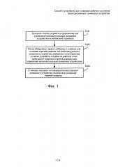 Способ и устройство для установки рабочего состояния интеллектуального домашнего устройства (патент 2636137)