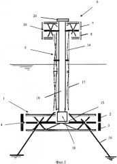 Энергоустановка для преобразования энергии течения воздушных и водных потоков (патент 2378531)